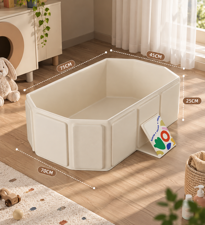 LuluBaby Fold & Grow Baby Bathtub