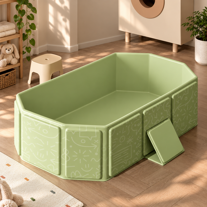 LuluBaby Fold & Grow Baby Bathtub